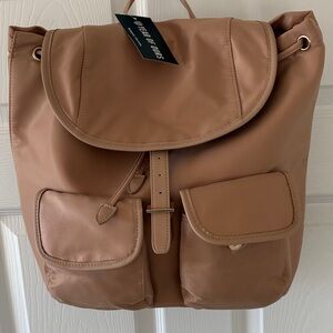 Year of Ours Pink Backpack with Front Pockets